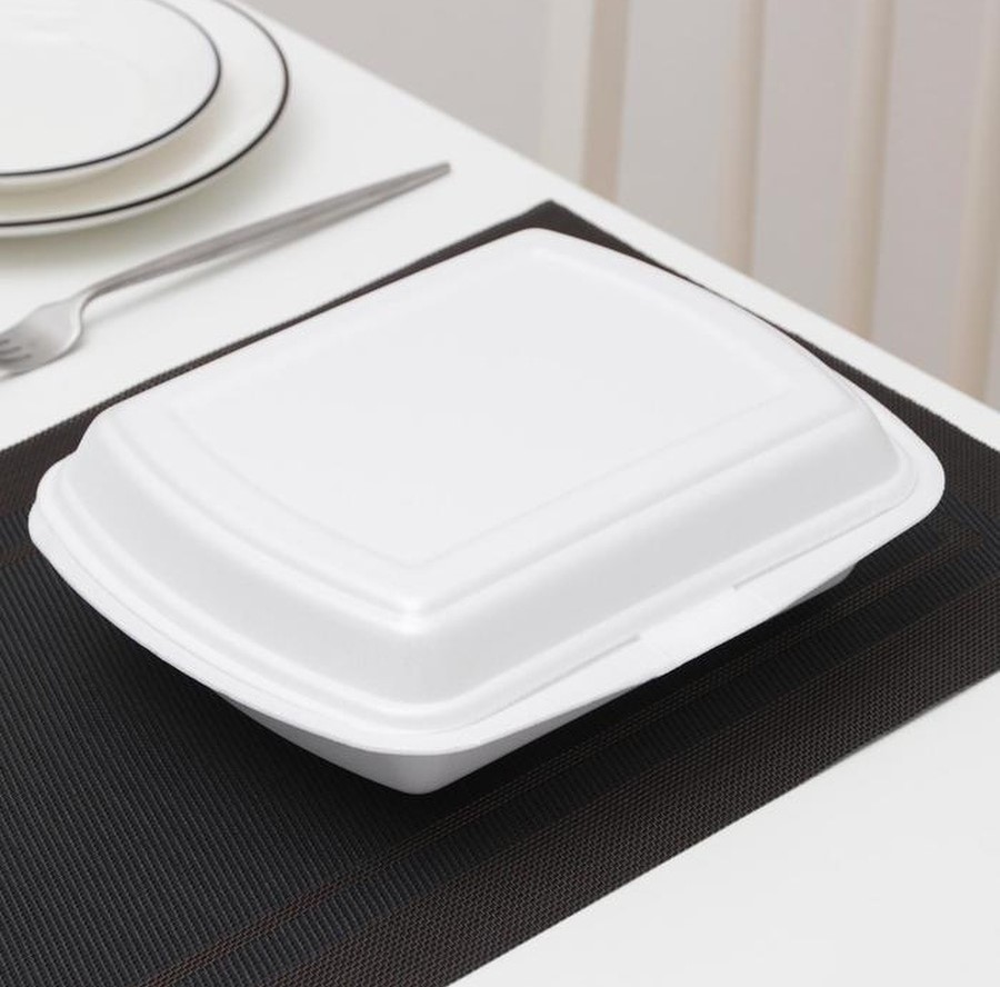 товар Ланч-бокс ВПС LBE-1 "А" (белый) 249х207х61мм LBE-1AW